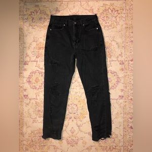 American Eagle Ripped Mom Jeans